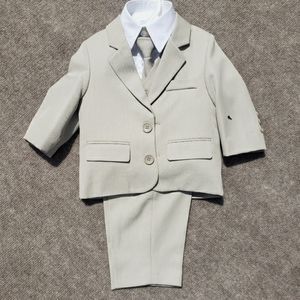 Child's 5 pc Suit Set in Khaki / Tan